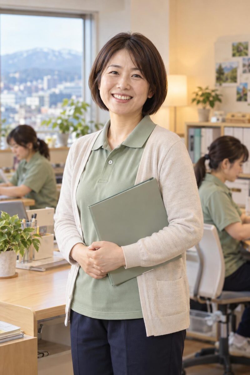 ケアマネジャーの及川 佳奈さん